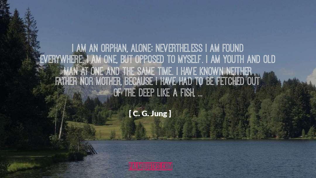 C. G. Jung Quotes: I am an orphan, alone: