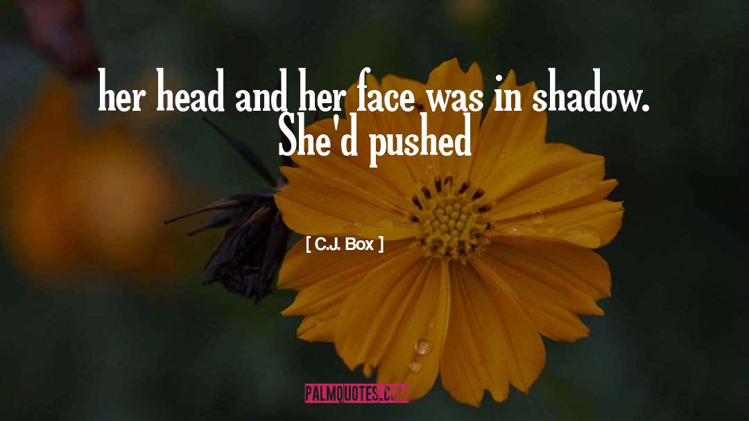 C.J. Box Quotes: her head and her face