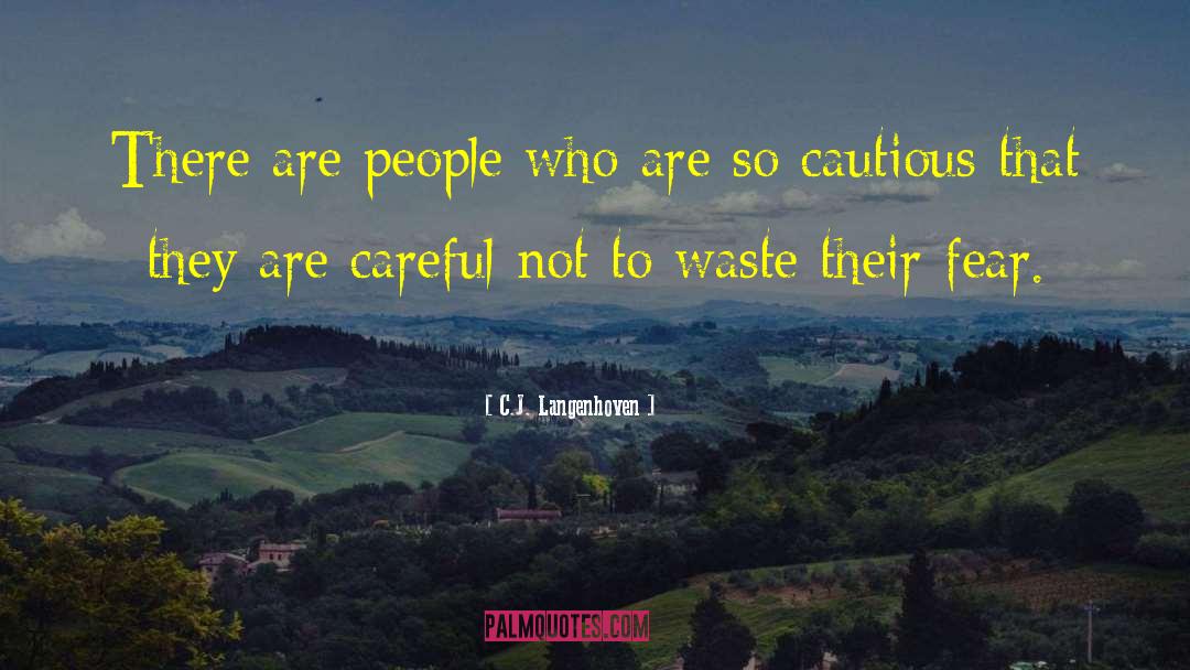 C.J. Langenhoven Quotes: There are people who are