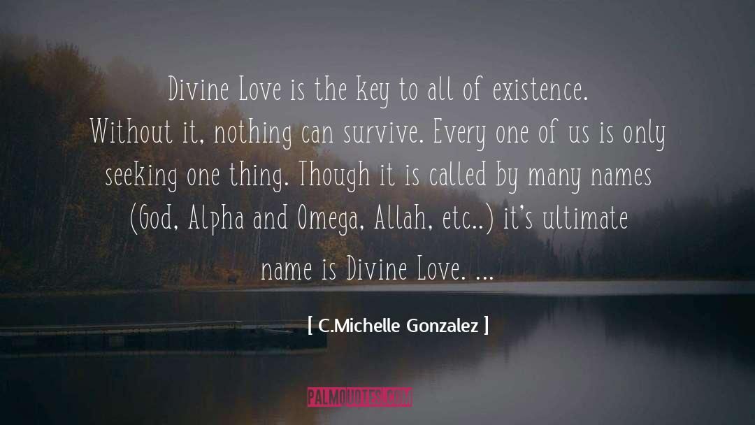 C.Michelle Gonzalez Quotes: Divine Love is the key