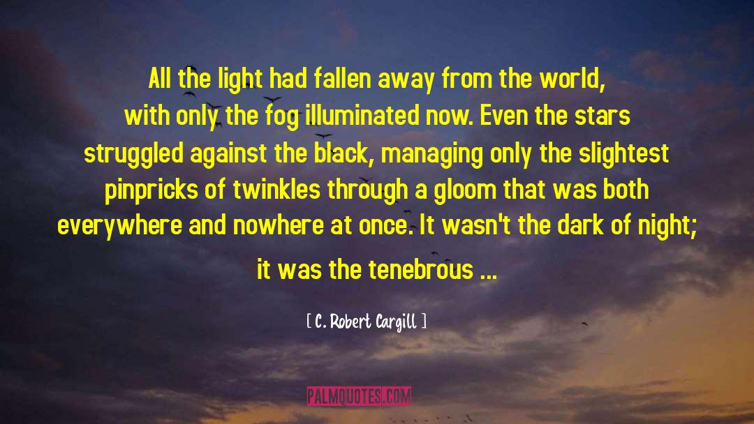 C. Robert Cargill Quotes: All the light had fallen