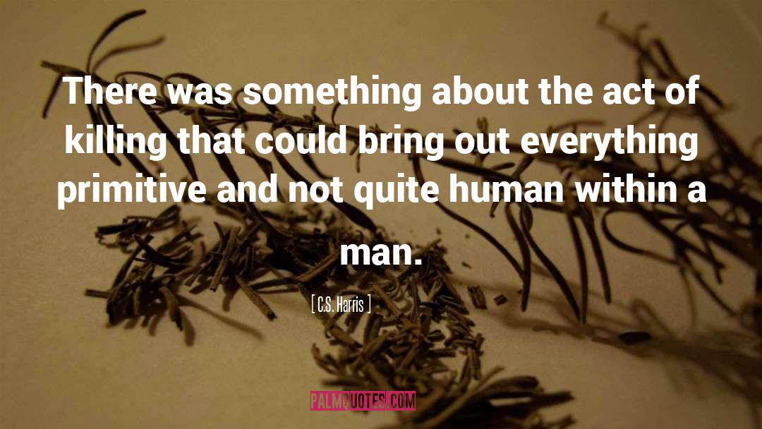 C.S. Harris Quotes: There was something about the