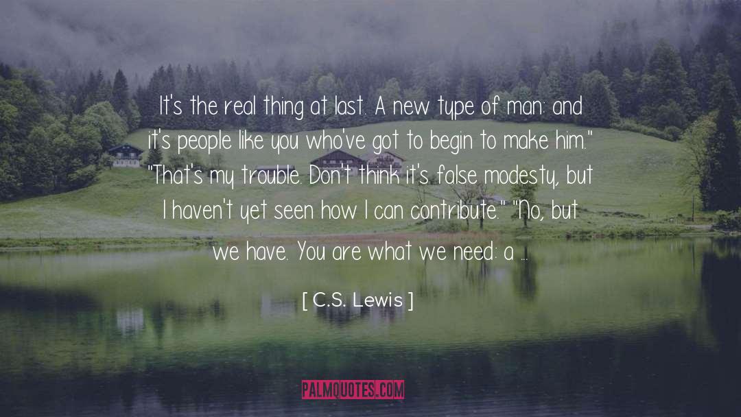 C.S. Lewis Quotes: It's the real thing at