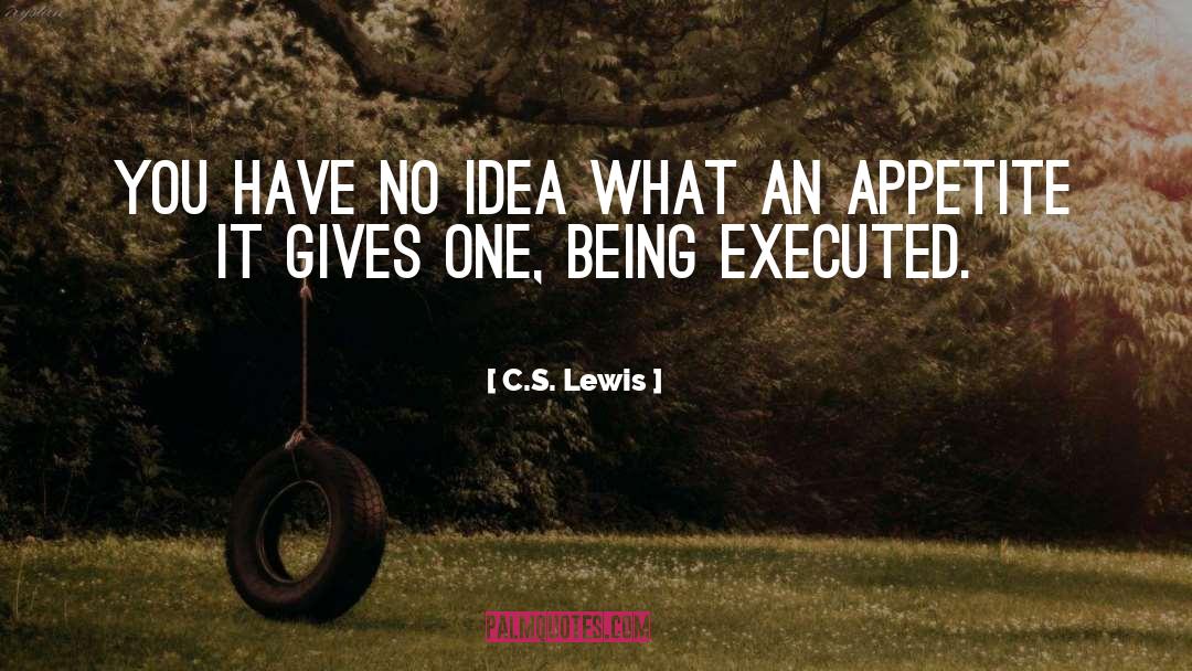 C.S. Lewis Quotes: You have no idea what