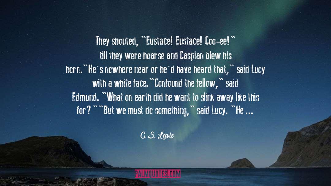 C.S. Lewis Quotes: They shouted, 