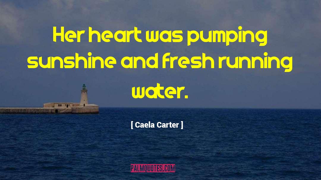 Caela Carter Quotes: Her heart was pumping sunshine
