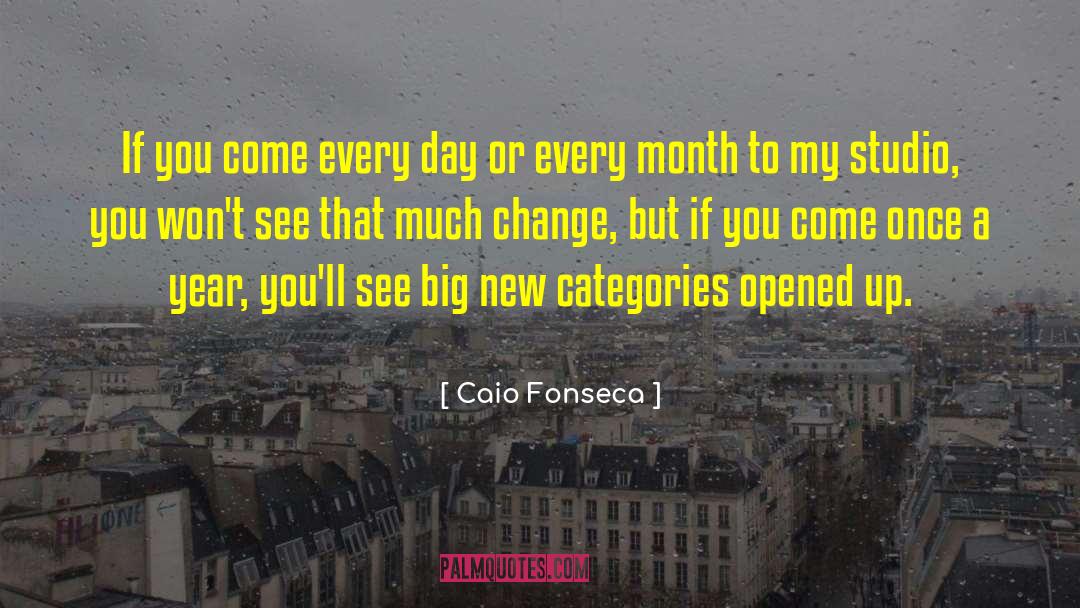 Caio Fonseca Quotes: If you come every day