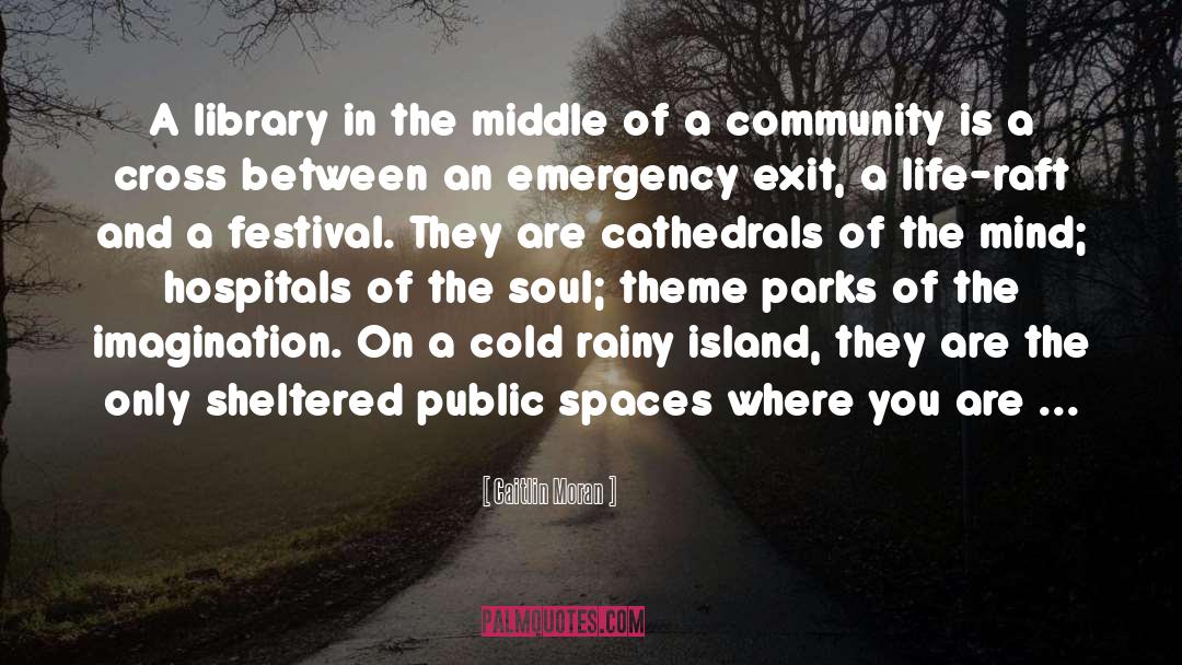 Caitlin Moran Quotes: A library in the middle