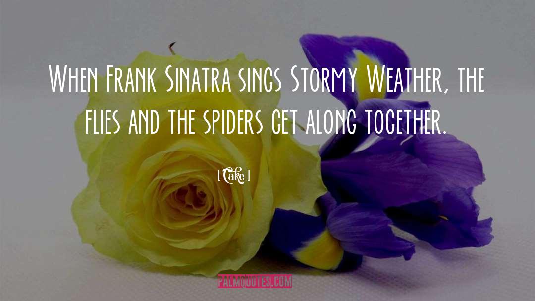Cake Quotes: When Frank Sinatra sings Stormy