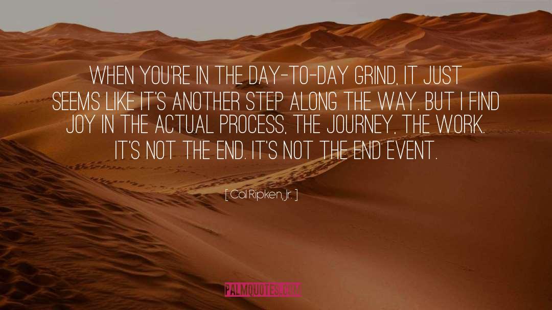 Cal Ripken, Jr. Quotes: When you're in the day-to-day