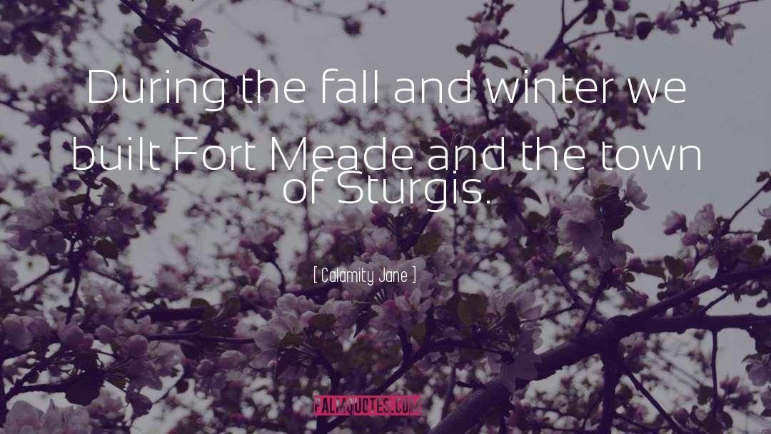 Calamity Jane Quotes: During the fall and winter