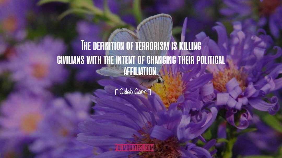 Caleb Carr Quotes: The definition of terrorism is