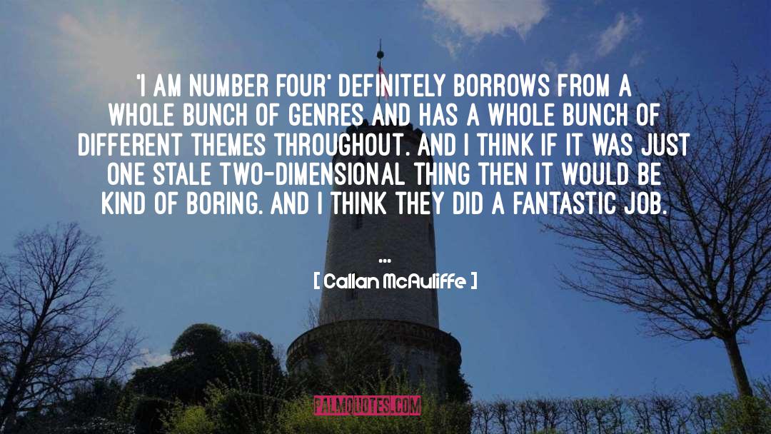 Callan McAuliffe Quotes: 'I Am Number Four' definitely