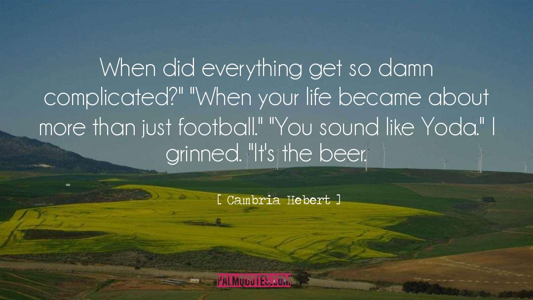 Cambria Hebert Quotes: When did everything get so