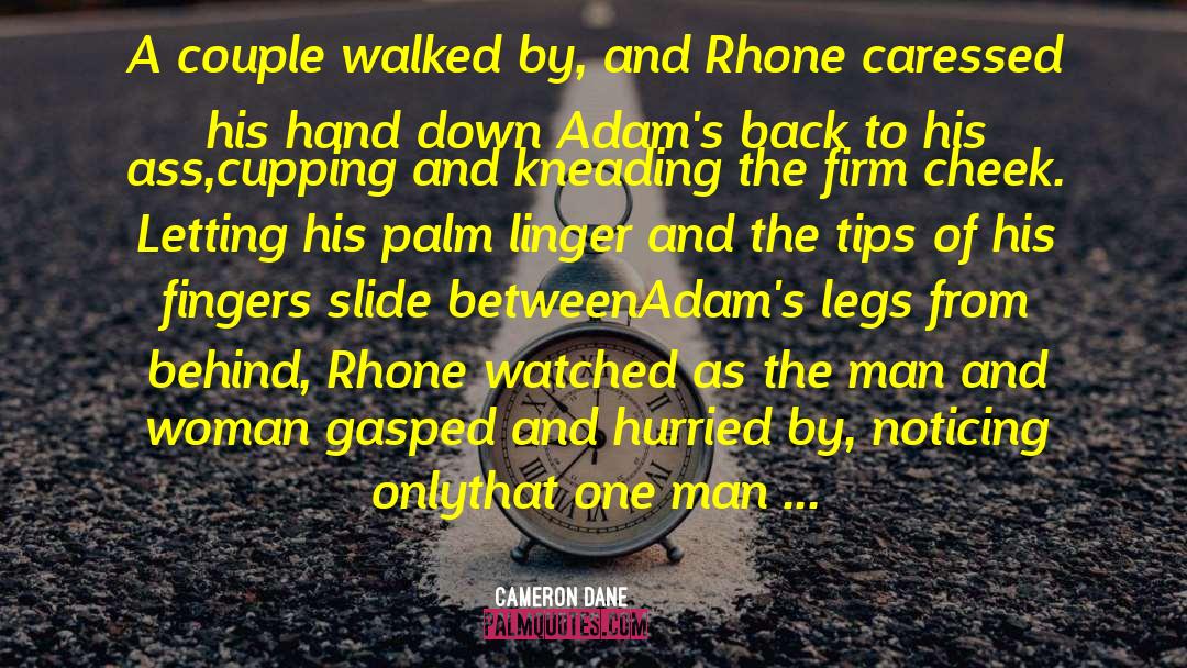 Cameron Dane Quotes: A couple walked by, and