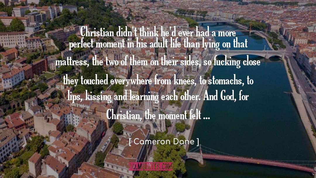 Cameron Dane Quotes: Christian didn't think he'd ever