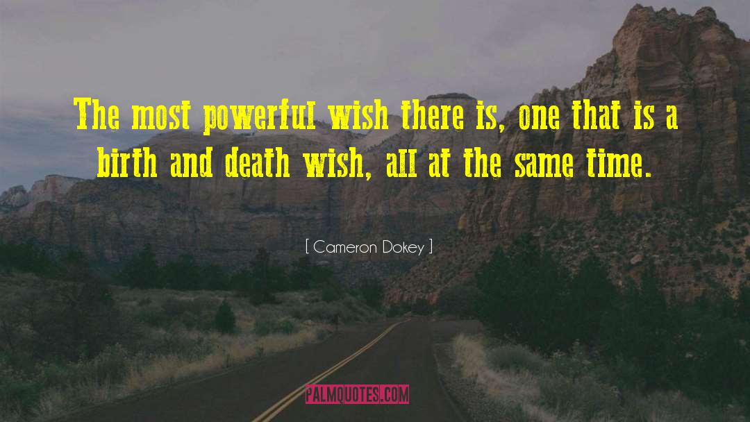 Cameron Dokey Quotes: The most powerful wish there