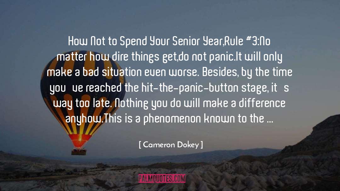 Cameron Dokey Quotes: How Not to Spend Your