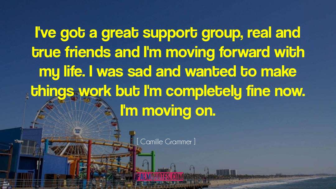 Camille Grammer Quotes: I've got a great support