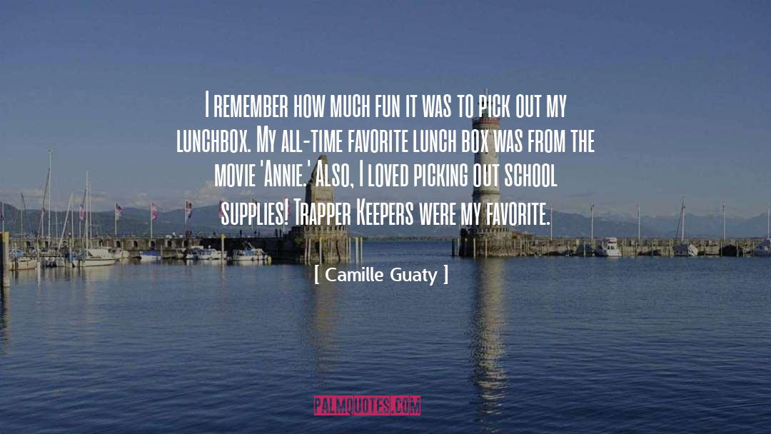 Camille Guaty Quotes: I remember how much fun