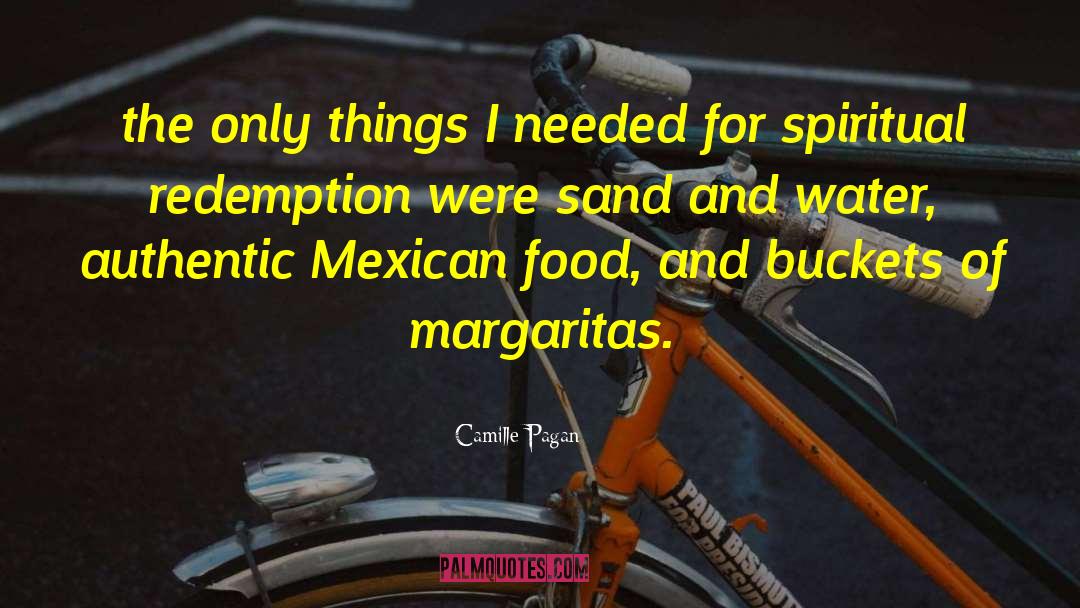 Camille Pagan Quotes: the only things I needed