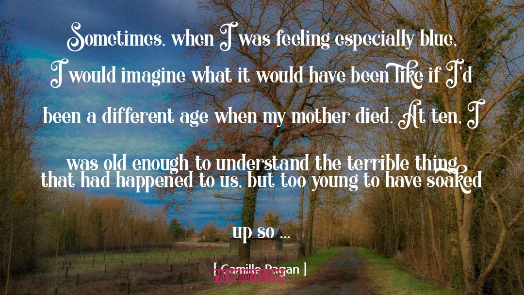 Camille Pagan Quotes: Sometimes, when I was feeling