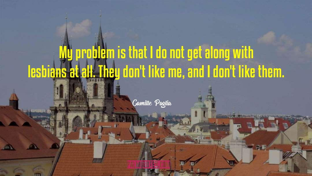 Camille Paglia Quotes: My problem is that I