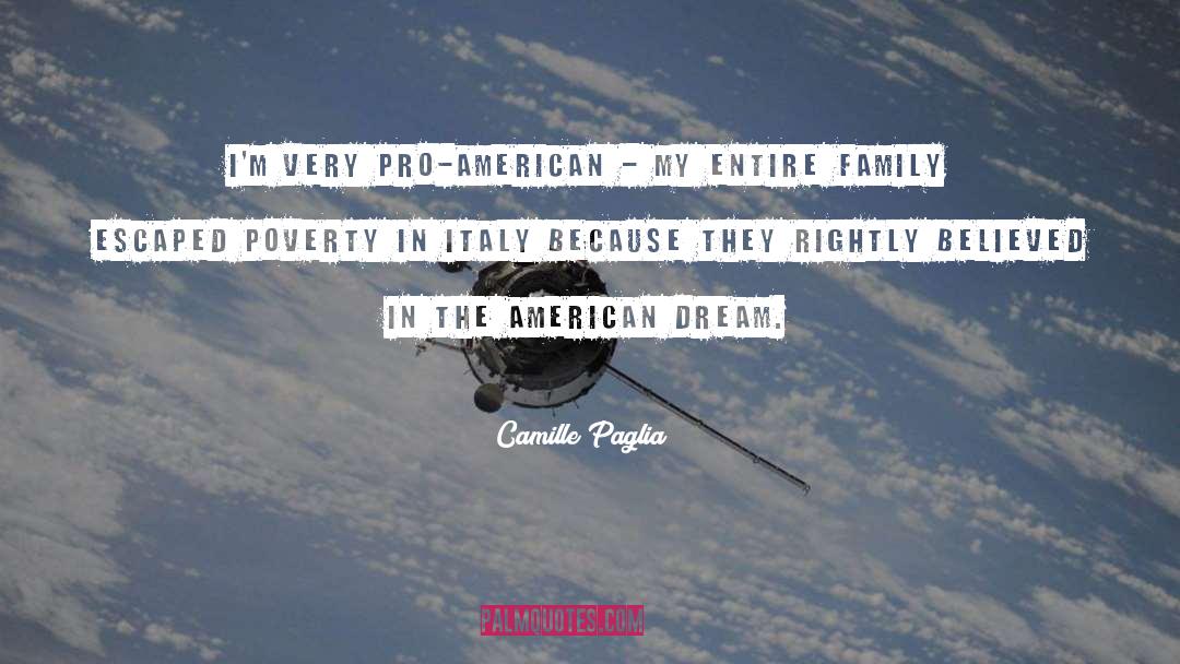 Camille Paglia Quotes: I'm very pro-American - my
