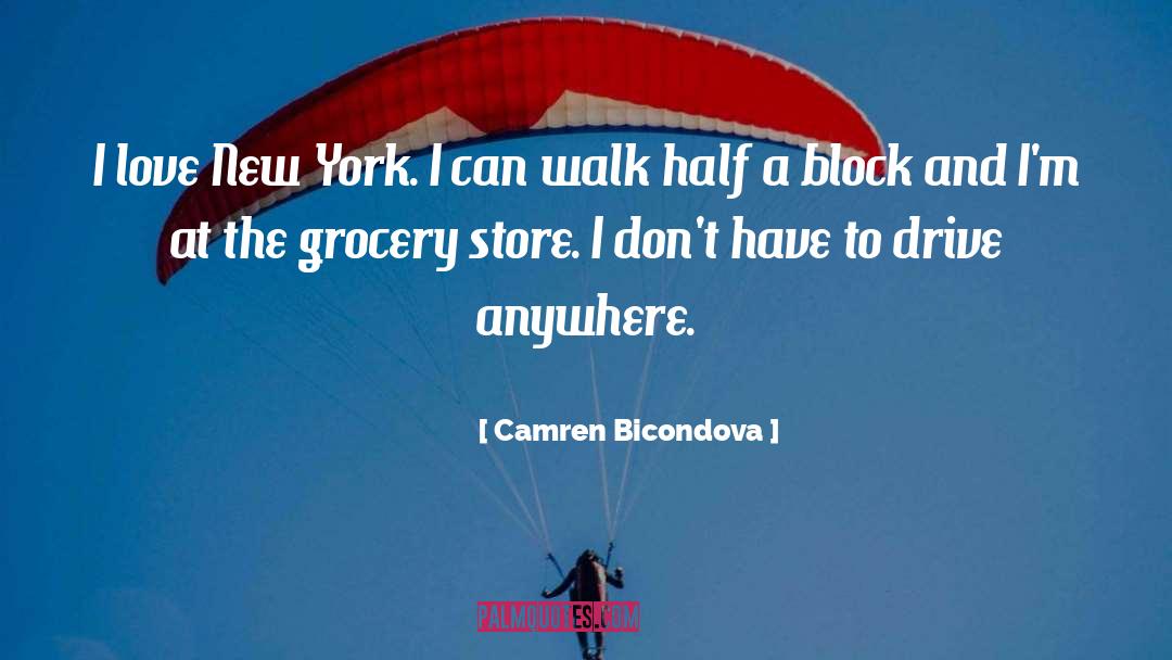 Camren Bicondova Quotes: I love New York. I