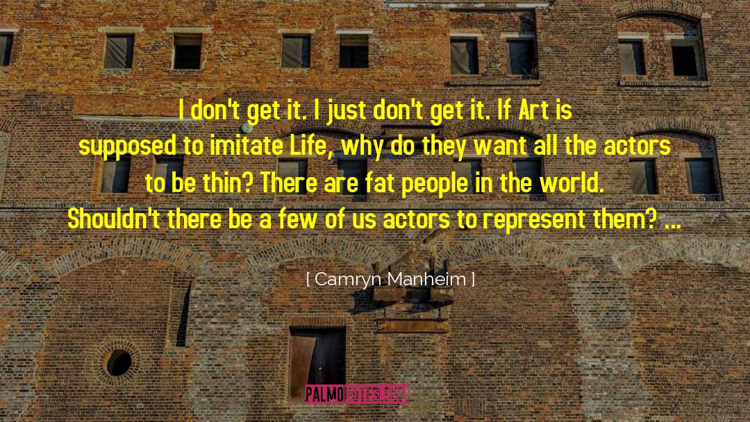 Camryn Manheim Quotes: I don't get it. I