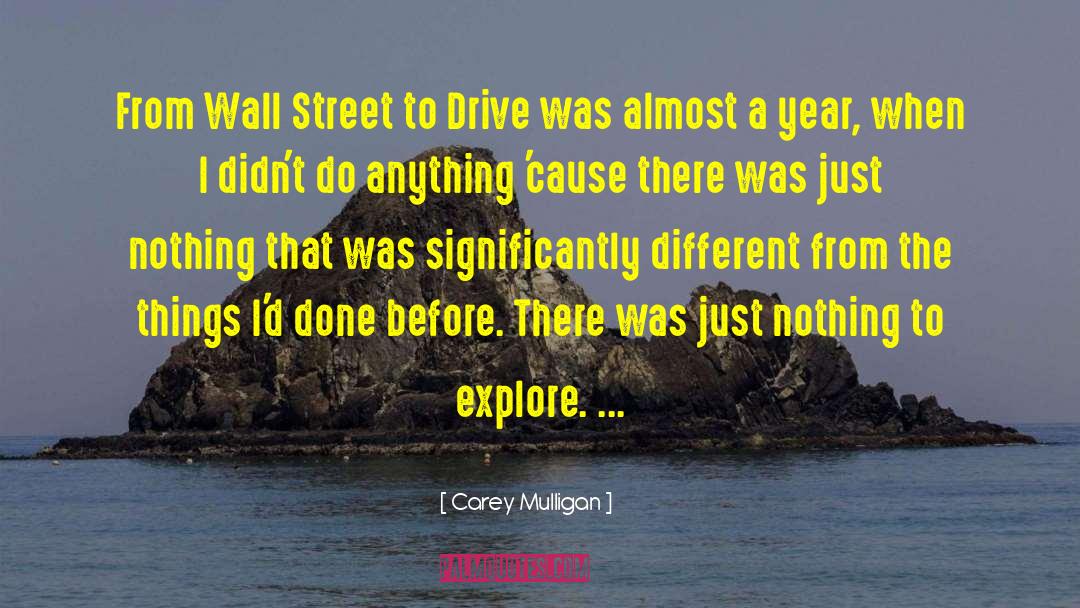 Carey Mulligan Quotes: From Wall Street to Drive