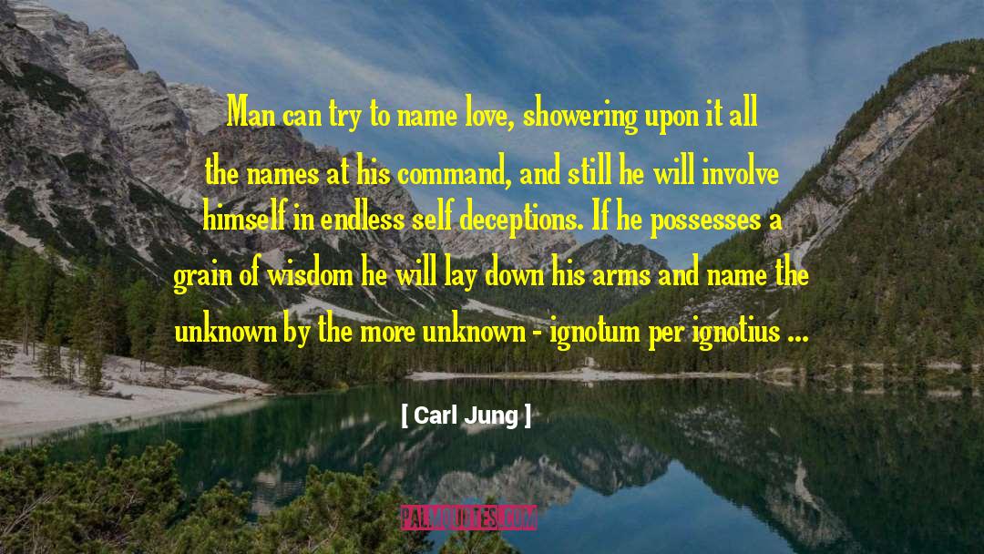 Carl Jung Quotes: Man can try to name