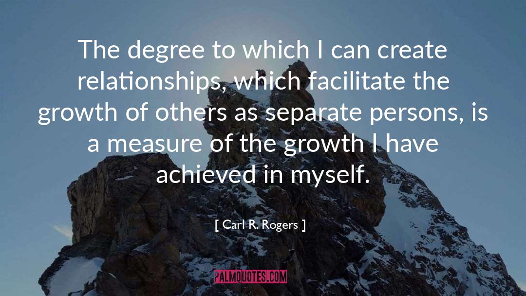 Carl R. Rogers Quotes: The degree to which I