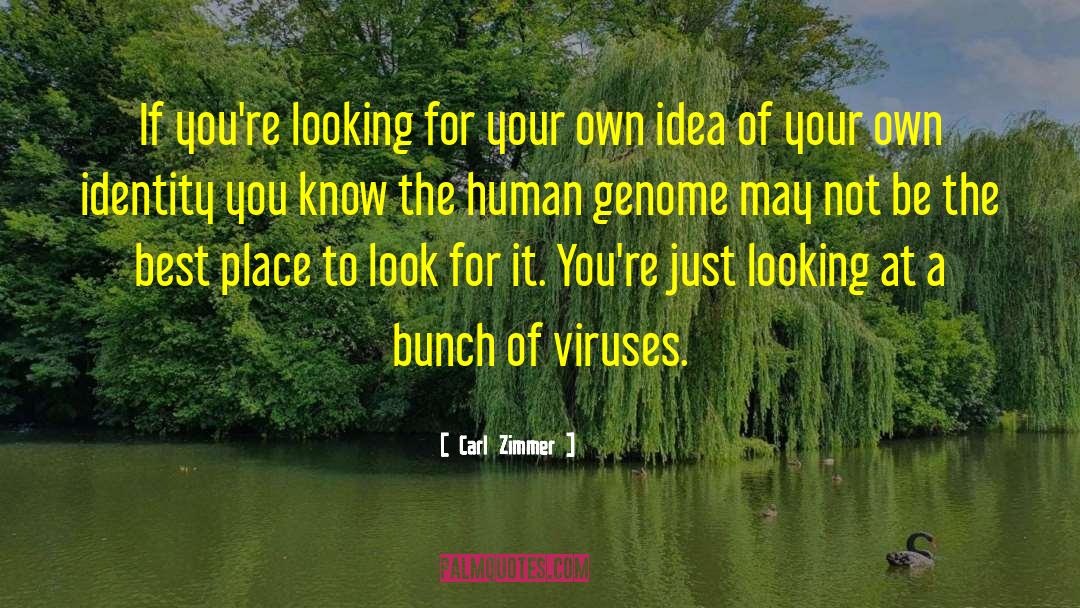 Carl Zimmer Quotes: If you're looking for your