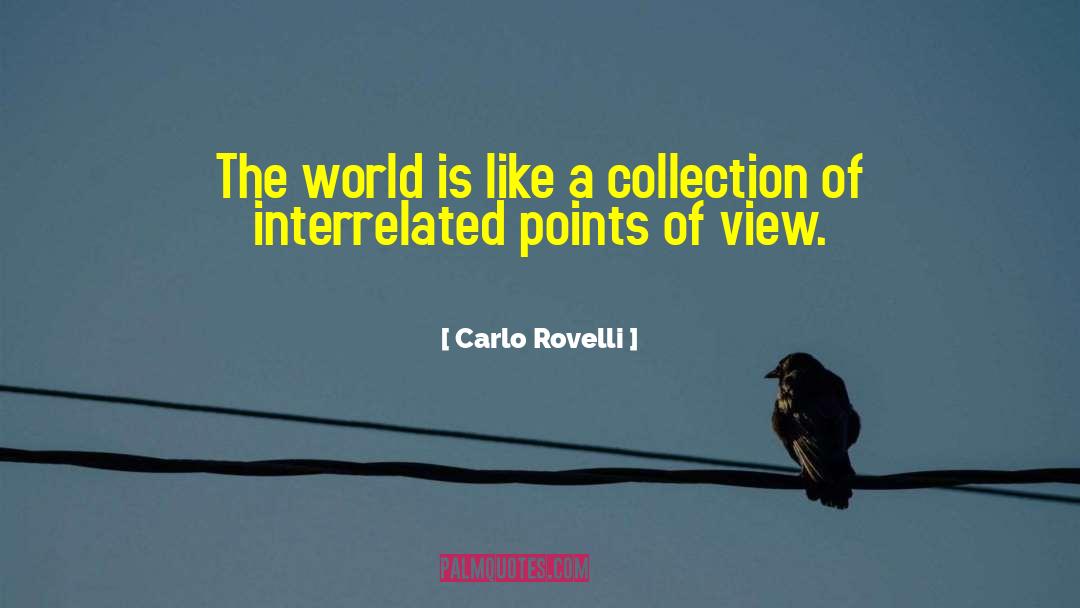 Carlo Rovelli Quotes: The world is like a