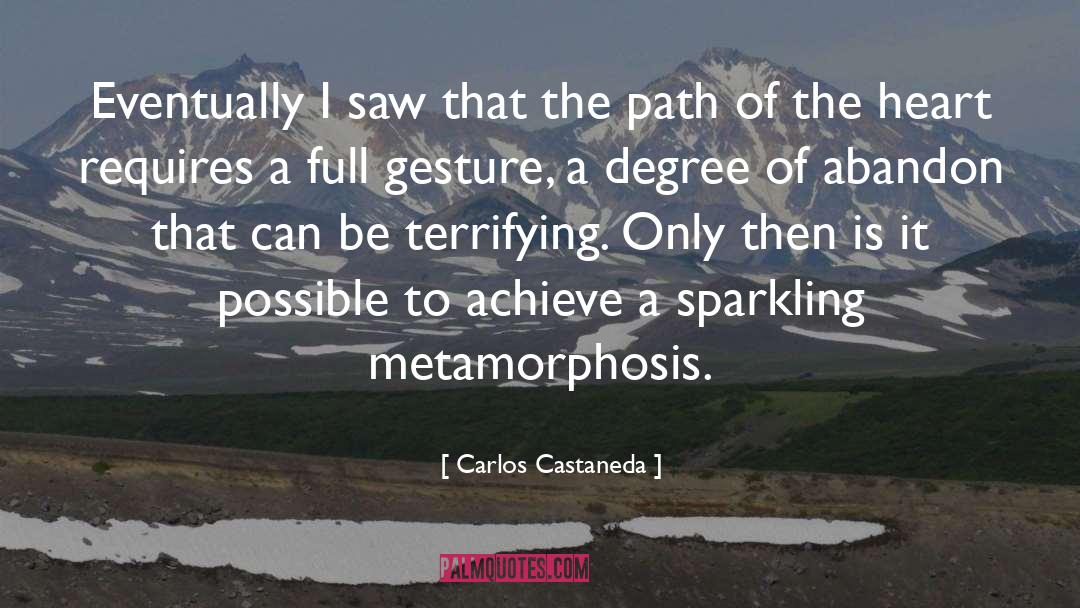 Carlos Castaneda Quotes: Eventually I saw that the