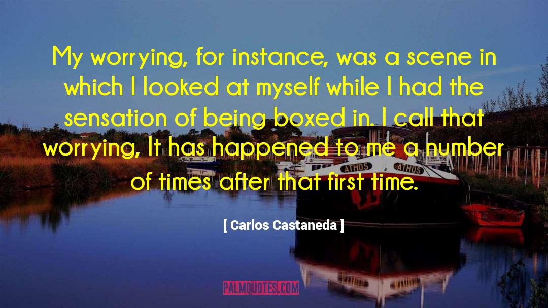 Carlos Castaneda Quotes: My worrying, for instance, was