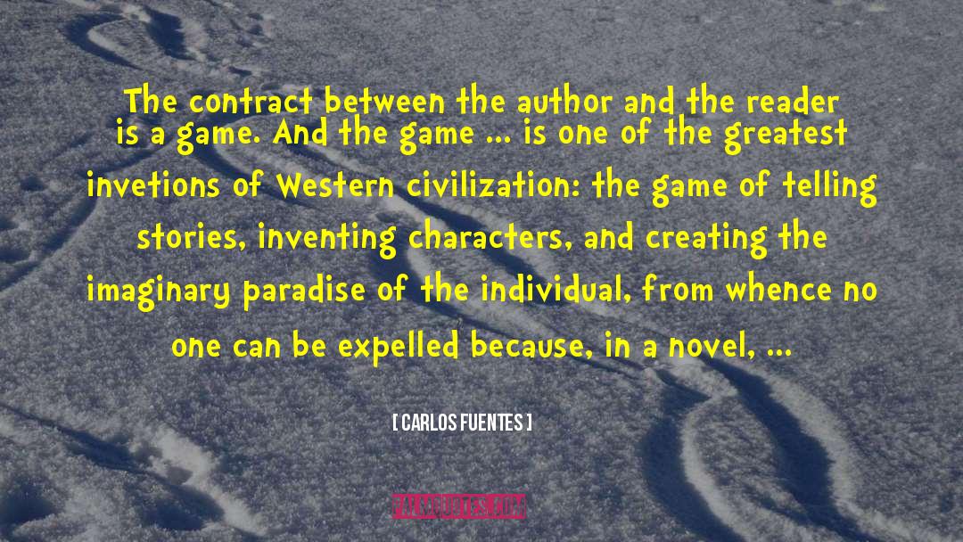 Carlos Fuentes Quotes: The contract between the author