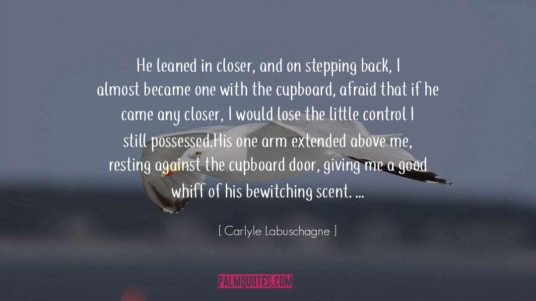 Carlyle Labuschagne Quotes: He leaned in closer, and