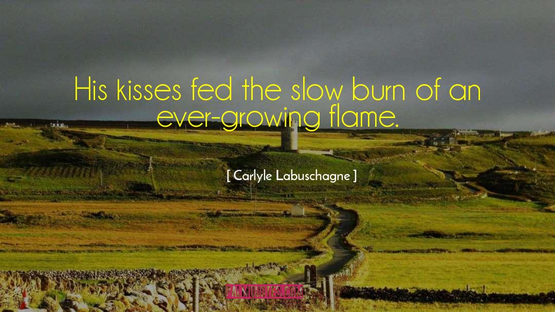 Carlyle Labuschagne Quotes: His kisses fed the slow