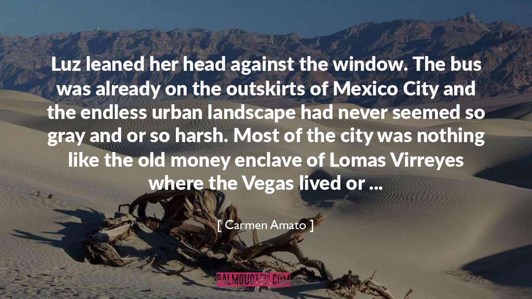 Carmen Amato Quotes: Luz leaned her head against