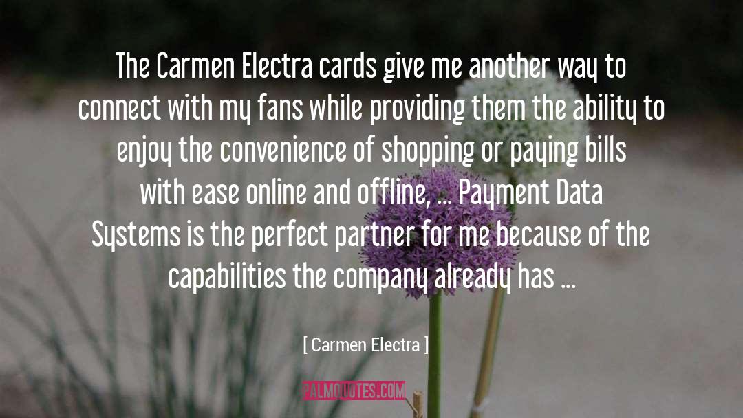 Carmen Electra Quotes: The Carmen Electra cards give