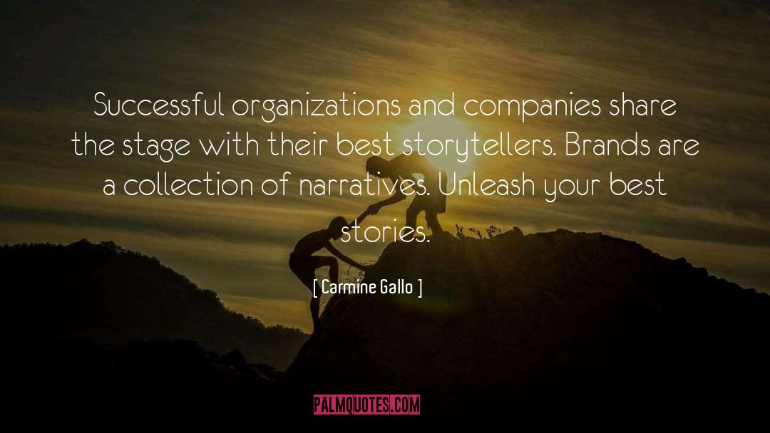 Carmine Gallo Quotes: Successful organizations and companies share