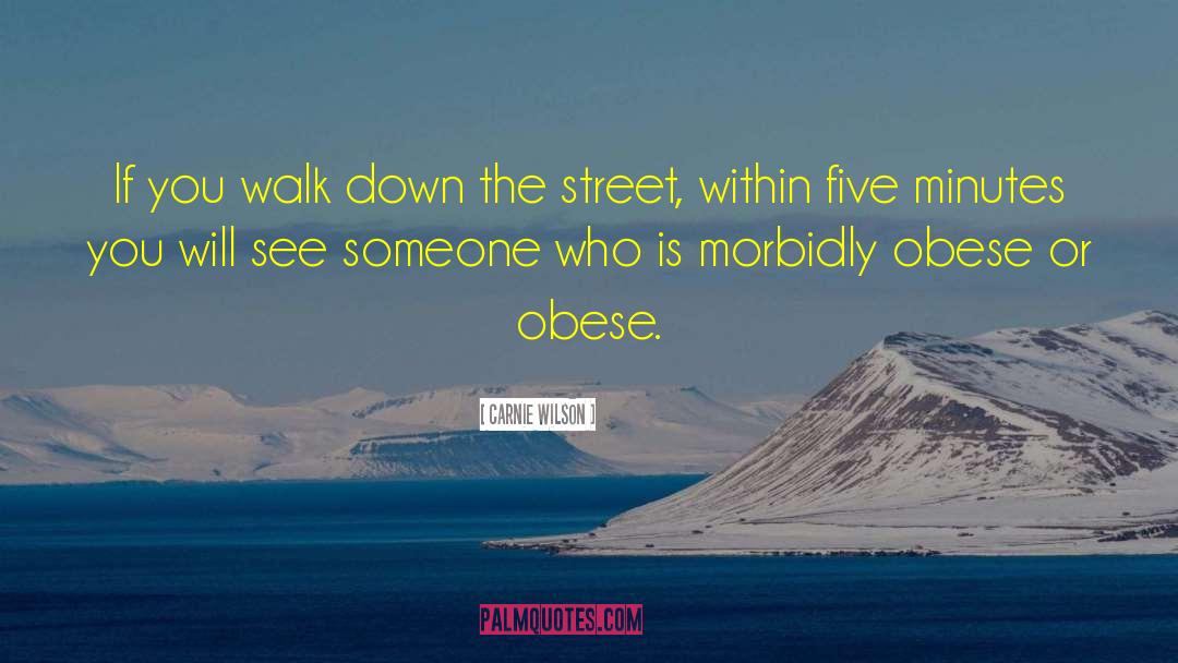 Carnie Wilson Quotes: If you walk down the