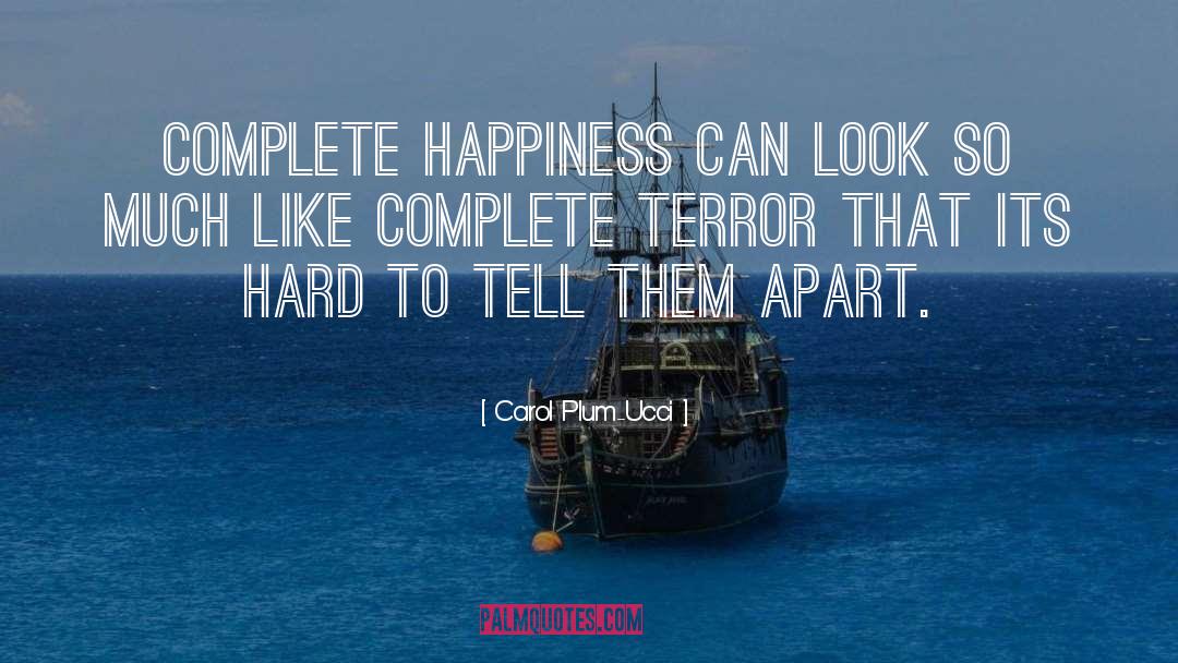 Carol Plum-Ucci Quotes: Complete happiness can look so