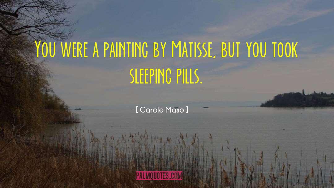 Carole Maso Quotes: You were a painting by