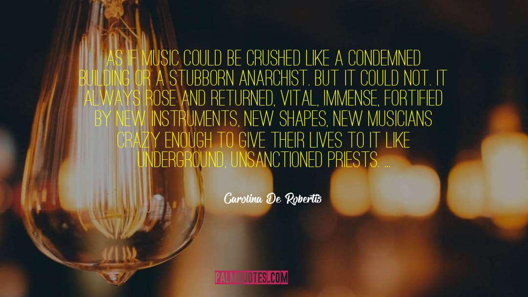 Carolina De Robertis Quotes: As if music could be