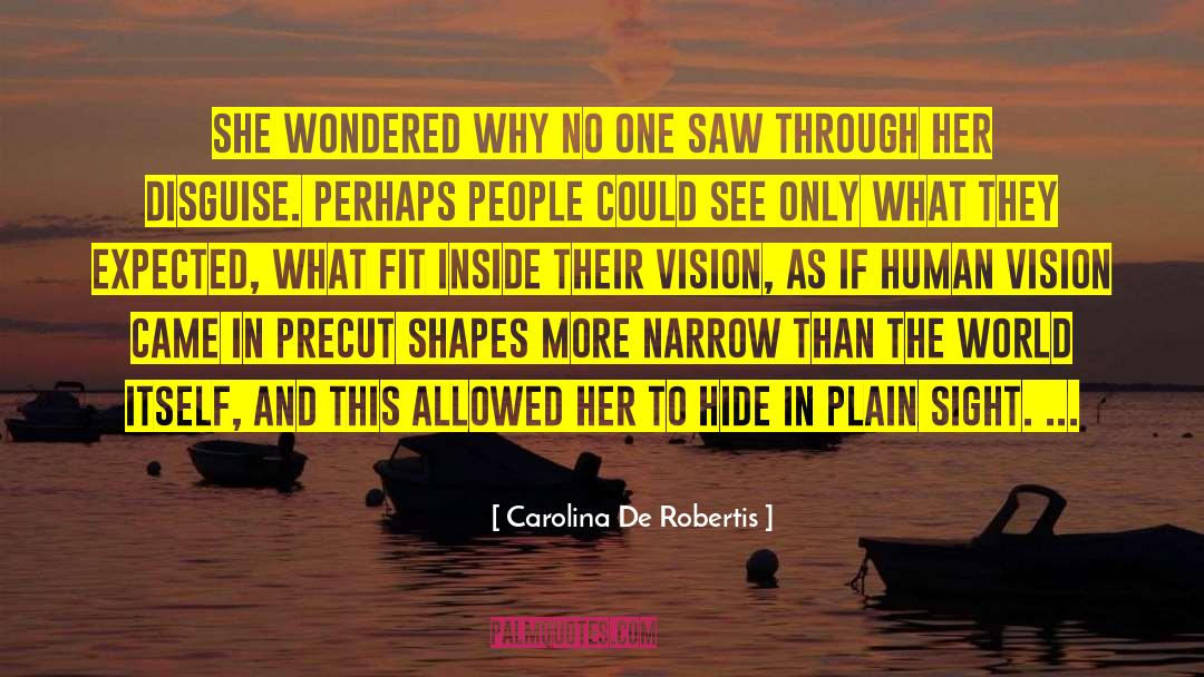 Carolina De Robertis Quotes: She wondered why no one