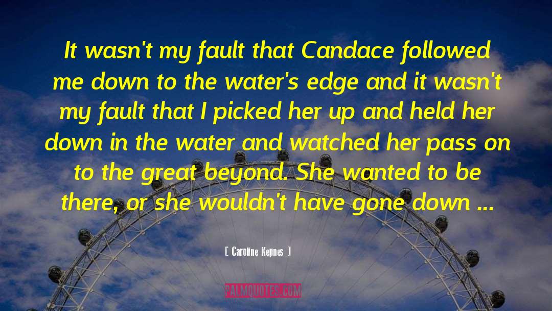 Caroline Kepnes Quotes: It wasn't my fault that