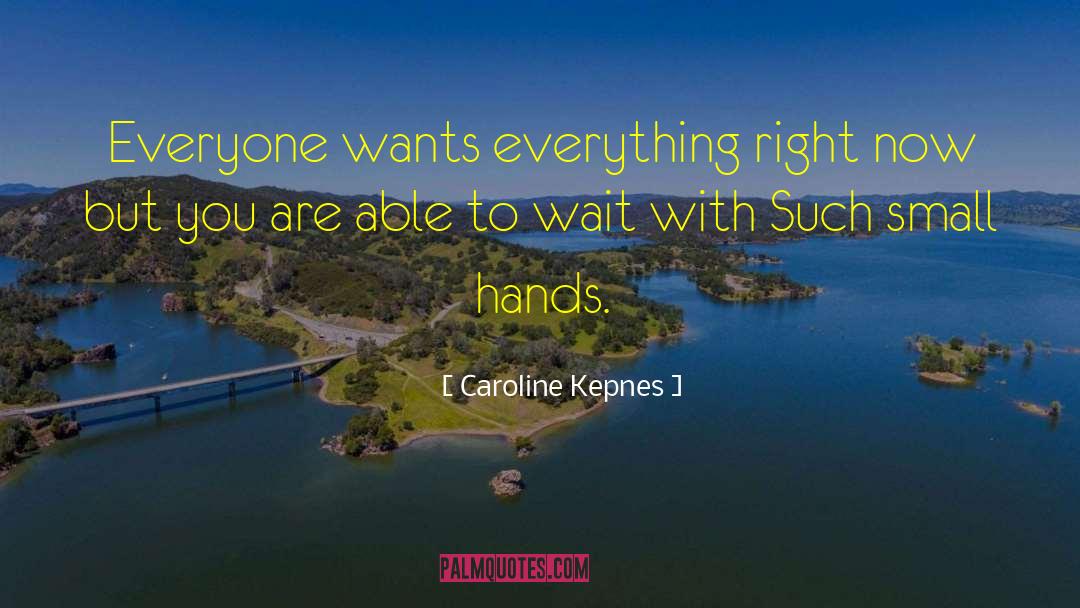 Caroline Kepnes Quotes: Everyone wants everything right now